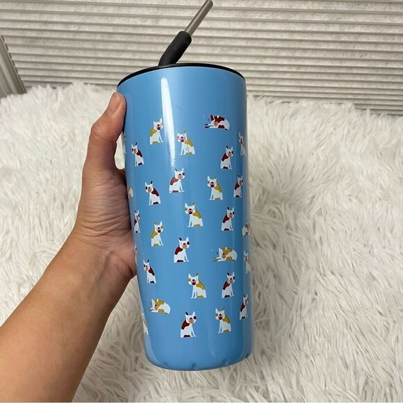 S'ip by S'well Stainless Steel Tumbler, 24-oz, Frenchies‎ Forever 710 ml - Picture 2 of 8